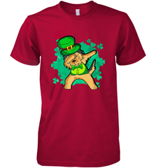 Dabbing Irish Terrier Dog Leprechaun St Patricks Day Ireland Men's Premium T-Shirt Men's Premium T-Shirt - HHHstores