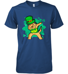 Dabbing Irish Terrier Dog Leprechaun St Patricks Day Ireland Men's Premium T-Shirt Men's Premium T-Shirt - HHHstores