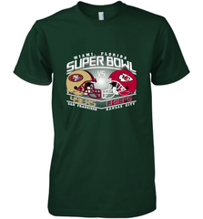 NFL Super bowl San Francisco 49ers vs. Kansas City Chiefs Men's Premium T-Shirt Men's Premium T-Shirt - HHHstores