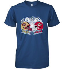 NFL Super bowl San Francisco 49ers vs. Kansas City Chiefs Men's Premium T-Shirt Men's Premium T-Shirt - HHHstores