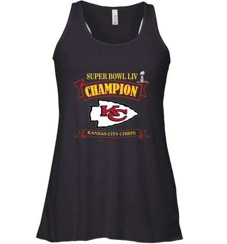 Kansas City Chiefs NFL Pro Line by Fanatics Super Bowl LIV Champions Women's Racerback Tank Women's Racerback Tank / Black / XS Women's Racerback Tank - HHHstores