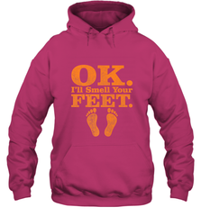 OK I'll Smell Your Feet Trick Or Treat Halloween Gift Hooded Sweatshirt Hooded Sweatshirt - HHHstores