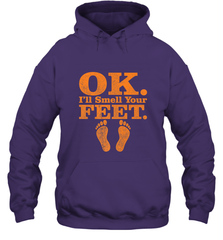 OK I'll Smell Your Feet Trick Or Treat Halloween Gift Hooded Sweatshirt Hooded Sweatshirt - HHHstores