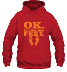 OK I'll Smell Your Feet Trick Or Treat Halloween Gift Hooded Sweatshirt Hooded Sweatshirt - HHHstores
