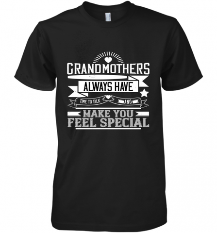 Grandmothers always have time to talk and make you feel special 01 Men's Premium T-Shirt Men's Premium T-Shirt / Black / XS Men's Premium T-Shirt - HHHstores