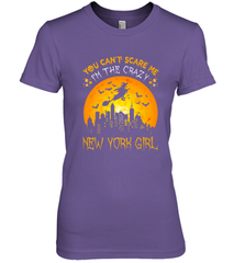 You Can't Scare Me I'm The Crazy New York Girl Women's Premium T-Shirt Women's Premium T-Shirt - HHHstores