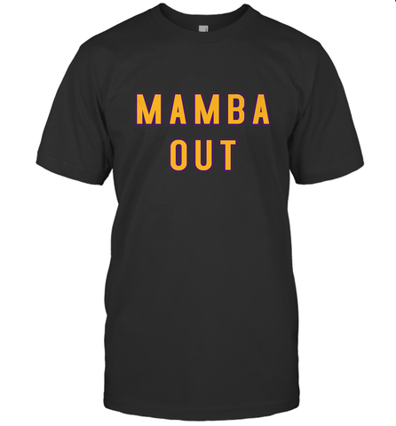 Mamba Out Limited Edition Farewell Tribute Men's T-Shirt Men's T-Shirt / Black / S Men's T-Shirt - HHHstores