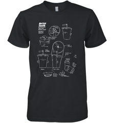 Aqua Teen Hunger Force Master Shake Sculptin Diagram Men's Premium T-Shirt Men's Premium T-Shirt - HHHstores