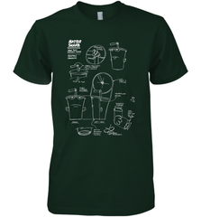Aqua Teen Hunger Force Master Shake Sculptin Diagram Men's Premium T-Shirt Men's Premium T-Shirt - HHHstores