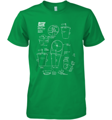 Aqua Teen Hunger Force Master Shake Sculptin Diagram Men's Premium T-Shirt Men's Premium T-Shirt - HHHstores