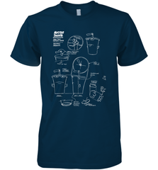 Aqua Teen Hunger Force Master Shake Sculptin Diagram Men's Premium T-Shirt Men's Premium T-Shirt - HHHstores