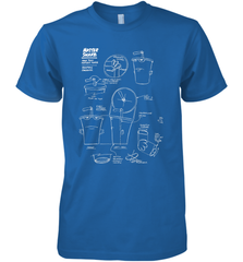 Aqua Teen Hunger Force Master Shake Sculptin Diagram Men's Premium T-Shirt Men's Premium T-Shirt - HHHstores