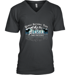Denali National Park Alaska AK USA Moose Souvenir Men's V-Neck