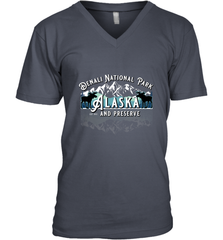 Denali National Park Alaska AK USA Moose Souvenir Men's V-Neck Men's V-Neck - HHHstores