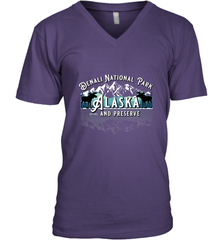 Denali National Park Alaska AK USA Moose Souvenir Men's V-Neck Men's V-Neck - HHHstores