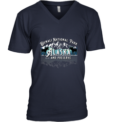 Denali National Park Alaska AK USA Moose Souvenir Men's V-Neck