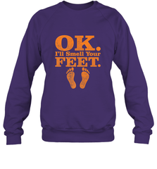 OK I'll Smell Your Feet Trick Or Treat Halloween Gift Crewneck Sweatshirt Crewneck Sweatshirt - HHHstores