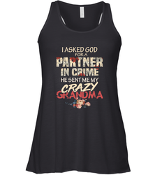 God sent me crazy grandma Women's Racerback Tank