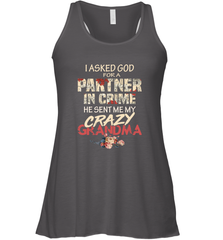 God sent me crazy grandma Women's Racerback Tank Women's Racerback Tank - HHHstores