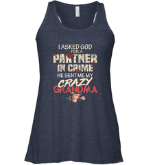 God sent me crazy grandma Women's Racerback Tank Women's Racerback Tank - HHHstores