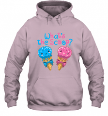 Gender Reveal Family Party Ice Cream What's the Scoop Hooded Sweatshirt Hooded Sweatshirt - HHHstores