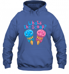 Gender Reveal Family Party Ice Cream What's the Scoop Hooded Sweatshirt Hooded Sweatshirt - HHHstores