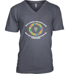 April is autism awareness month , Every day is Autism awareness day in our home AutismT shirt Men's V-Neck Men's V-Neck - HHHstores