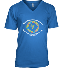 April is autism awareness month , Every day is Autism awareness day in our home AutismT shirt Men's V-Neck Men's V-Neck - HHHstores