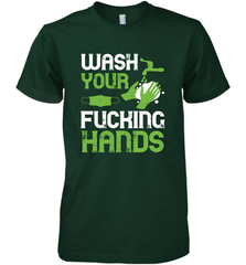 Wash your fucking hands01 01 Men's Premium T-Shirt Men's Premium T-Shirt - HHHstores