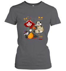 Panda Happy Halloween T shirt Cute Mummy Witch Pumpkin Women's T-Shirt Women's T-Shirt - HHHstores