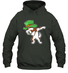 Dabbing Irish Setter Dog Leprechaun St Patricks Day Ireland Hooded Sweatshirt Hooded Sweatshirt - HHHstores