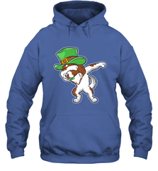 Dabbing Irish Setter Dog Leprechaun St Patricks Day Ireland Hooded Sweatshirt Hooded Sweatshirt - HHHstores