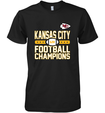 Kansas City Sideline Football _ The City Of Champions LIV Men's Premium T-Shirt Men's Premium T-Shirt / Black / XS Men's Premium T-Shirt - HHHstores