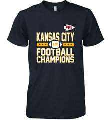 Kansas City Sideline Football _ The City Of Champions LIV Men's Premium T-Shirt Men's Premium T-Shirt - HHHstores