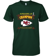 Kansas City Chiefs NFL Pro Line by Fanatics Super Bowl LIV Champions Men's Premium T-Shirt Men's Premium T-Shirt - HHHstores