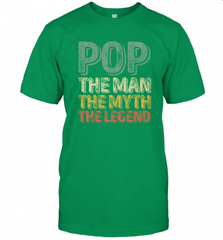 Pop The Man The Myth The Legend Father's Day Men's T-Shirt Men's T-Shirt - HHHstores