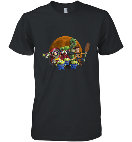 Disney Pixar Toy Story Halloween Moon Group Men's Premium T-Shirt Men's Premium T-Shirt / Black / XS Men's Premium T-Shirt - HHHstores