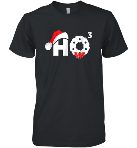 Santa HO HO3 Cubed Funny Christmas Men's Premium T-Shirt Men's Premium T-Shirt / Black / XS Men's Premium T-Shirt - HHHstores