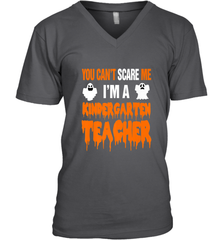 You Can't Scare Me I'm A Kindergarten Teacher Halloween Men's V-Neck Men's V-Neck - HHHstores