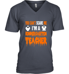 You Can't Scare Me I'm A Kindergarten Teacher Halloween Men's V-Neck Men's V-Neck - HHHstores