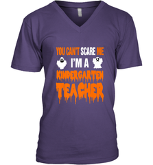 You Can't Scare Me I'm A Kindergarten Teacher Halloween Men's V-Neck Men's V-Neck - HHHstores