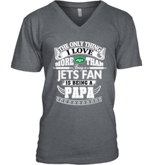NFL The Only Thing I Love More Than Being A New York Jets Fan Is Being A Papa Football Men's V-Neck Men's V-Neck - HHHstores