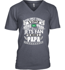 NFL The Only Thing I Love More Than Being A New York Jets Fan Is Being A Papa Football Men's V-Neck Men's V-Neck - HHHstores