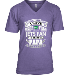 NFL The Only Thing I Love More Than Being A New York Jets Fan Is Being A Papa Football Men's V-Neck Men's V-Neck - HHHstores