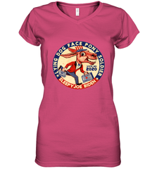 Lying Dog Face Pony Soldier Quid Pro Quo Joe Biden Donkey Women's V-Neck T-Shirt Women's V-Neck T-Shirt - HHHstores
