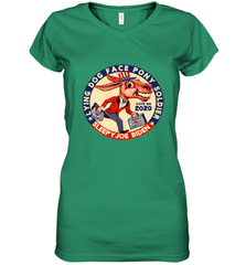 Lying Dog Face Pony Soldier Quid Pro Quo Joe Biden Donkey Women's V-Neck T-Shirt Women's V-Neck T-Shirt - HHHstores