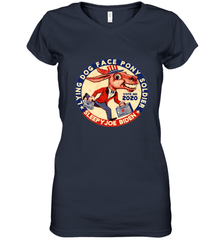 Lying Dog Face Pony Soldier Quid Pro Quo Joe Biden Donkey Women's V-Neck T-Shirt Women's V-Neck T-Shirt - HHHstores