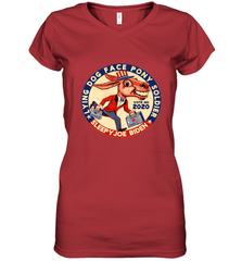 Lying Dog Face Pony Soldier Quid Pro Quo Joe Biden Donkey Women's V-Neck T-Shirt Women's V-Neck T-Shirt - HHHstores
