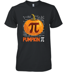 Pumpkin Pi Shirt Math Halloween Thanksgiving Costume Pie Day Men's Premium T-Shirt
