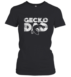Vintage Gecko Dad  Animal Daddy Fathers Day Gecko Women's T-Shirt